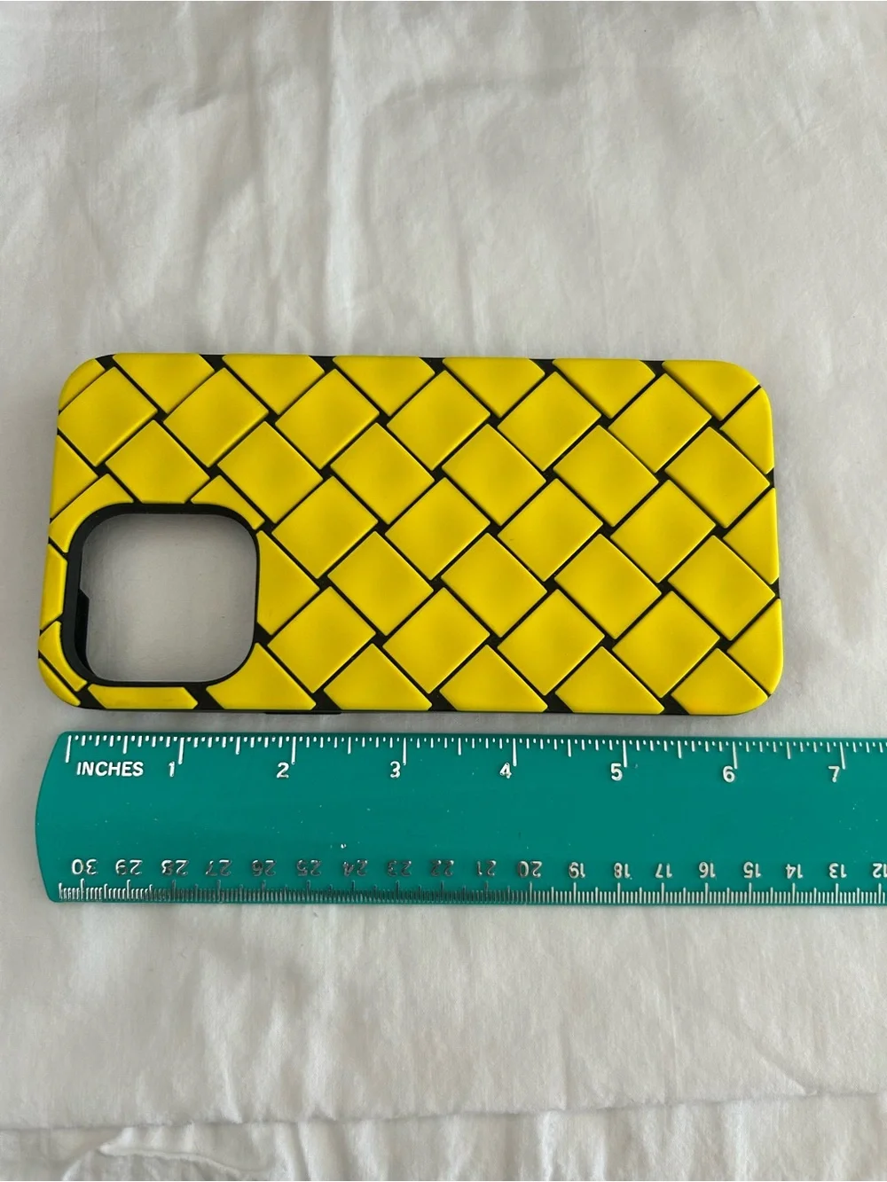 Bottega Veneta Yellow Silicone iPhone Case